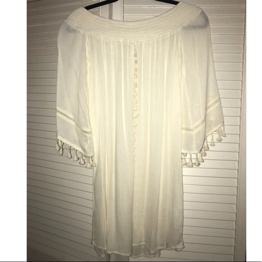 ALYTHEA off the shoulder dress